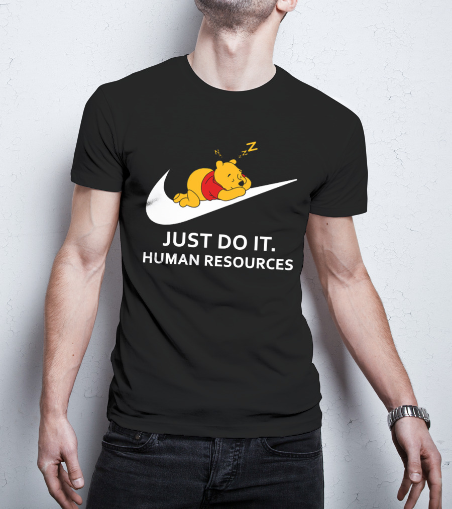 Winnie The Pooh Sleeping Human Resources Zzz T-Shirt