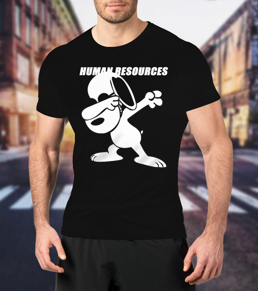 Snoopy Dabbing Human Resources T-Shirt