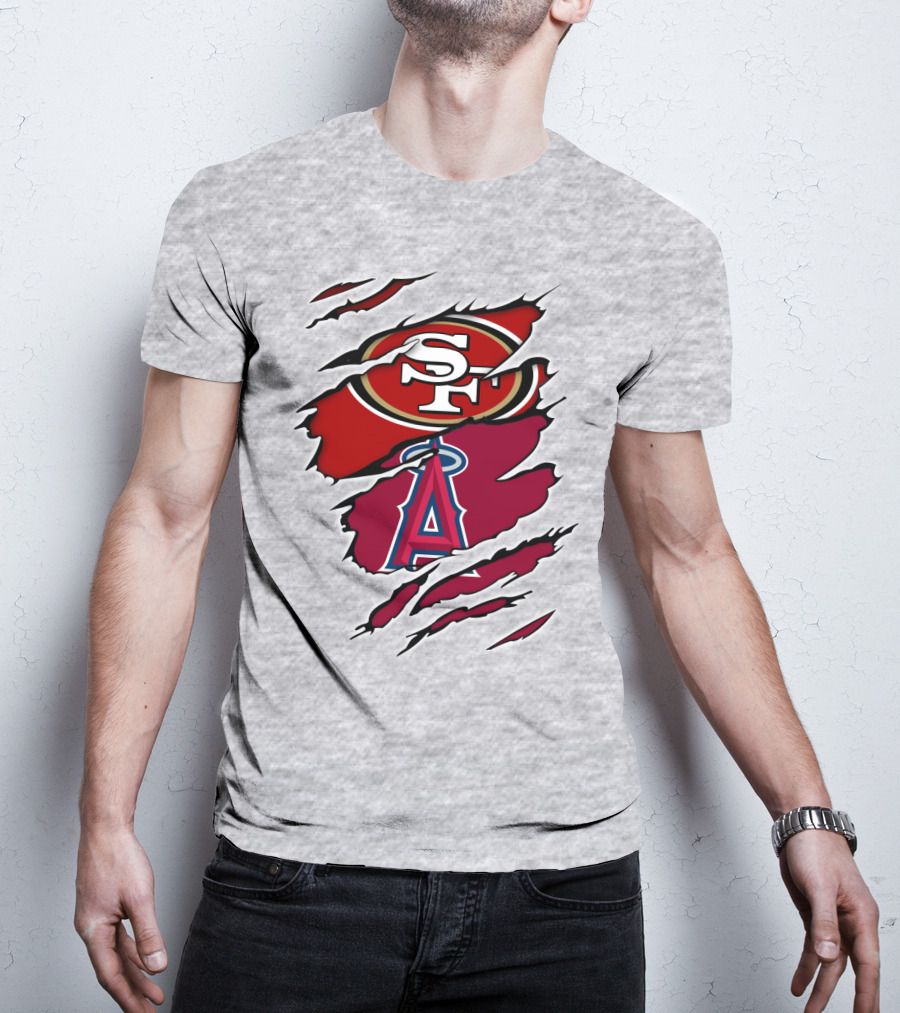 49ers SF Angels A Logo Fusion T-Shirt