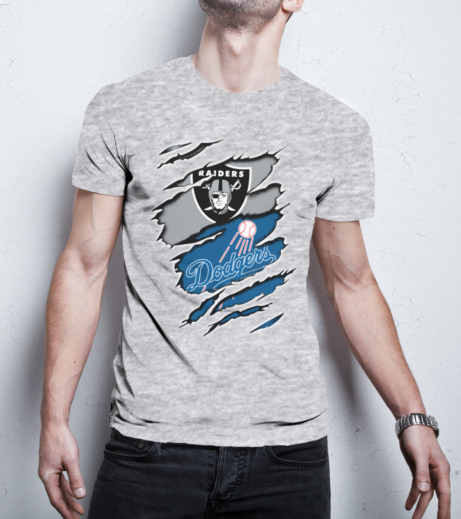 Raiders Dodgers Raiders Dodgers T-Shirt