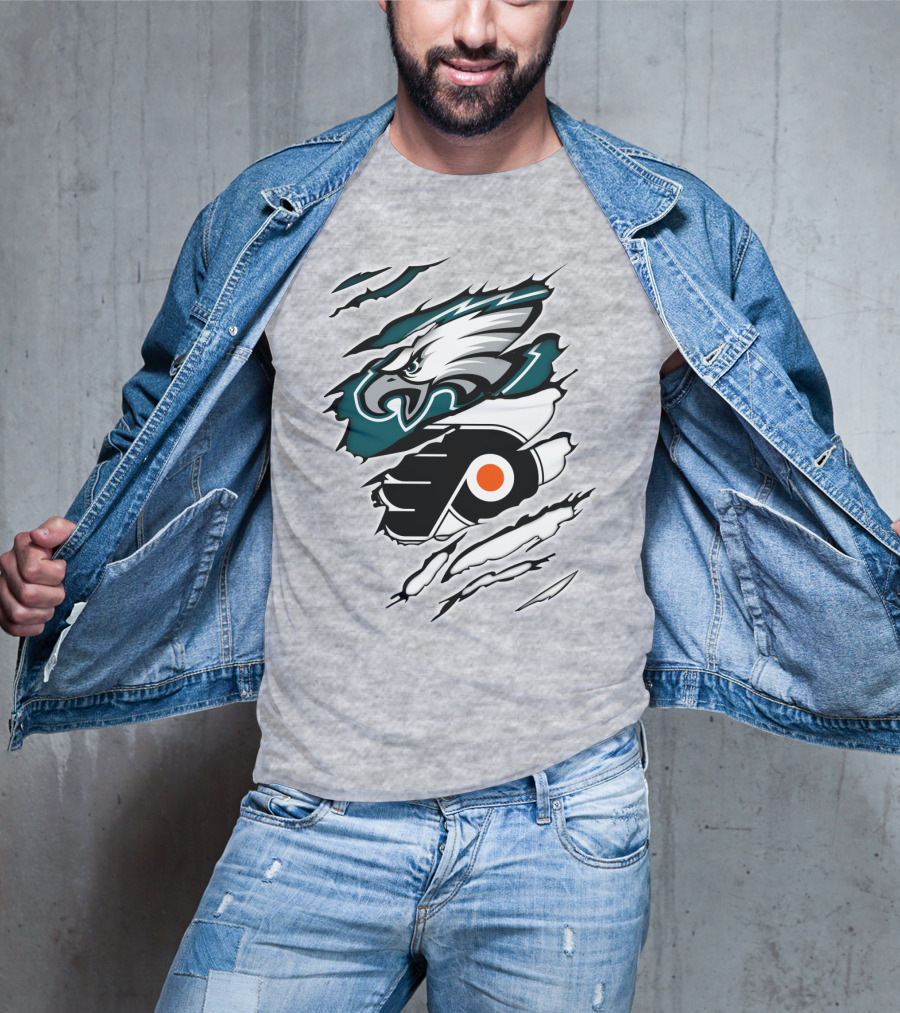 Philadelphia Eagles Flyers Team Fusion T-Shirt