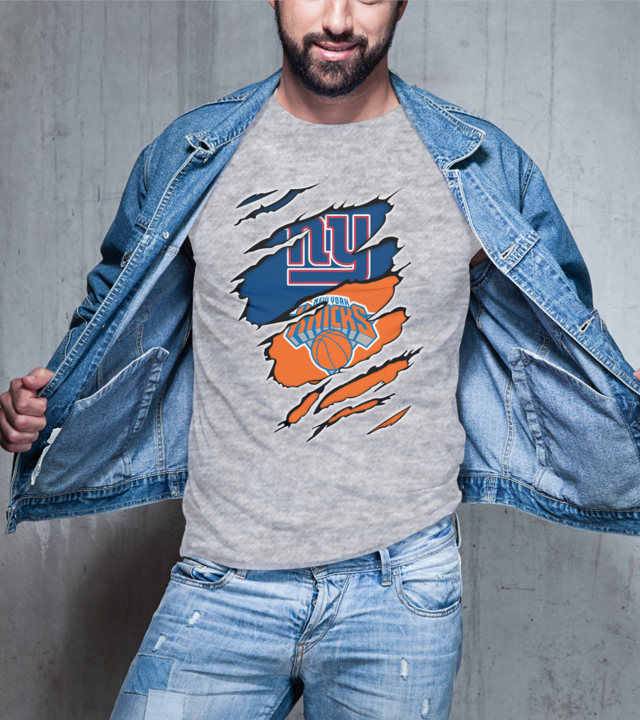 New York Giants Knicks Layered T-Shirt