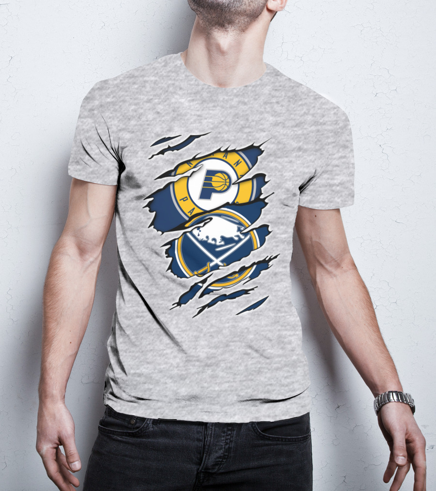 Indiana Pacers Buffalo Sabres Crossover T-Shirt