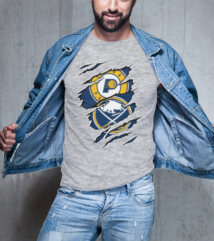 Indiana Pacers Buffalo Sabres Crossover T-Shirt