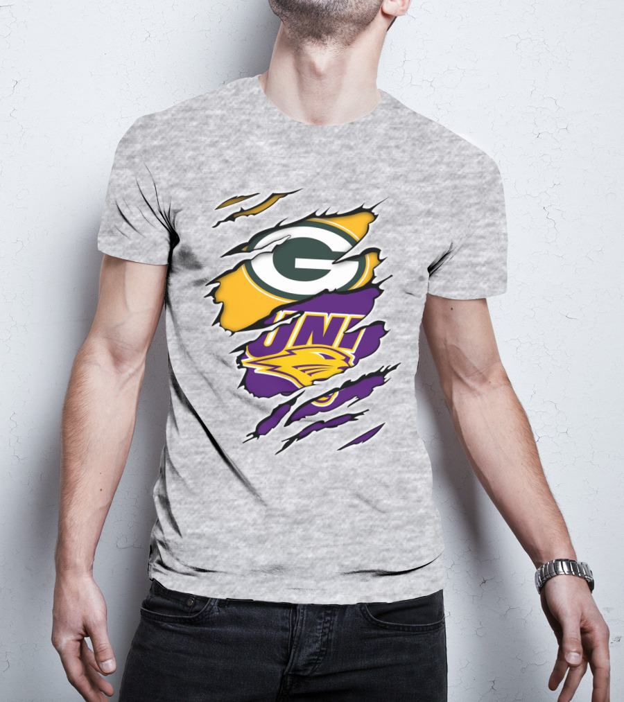 Packers UNI Logo Torn T-Shirt