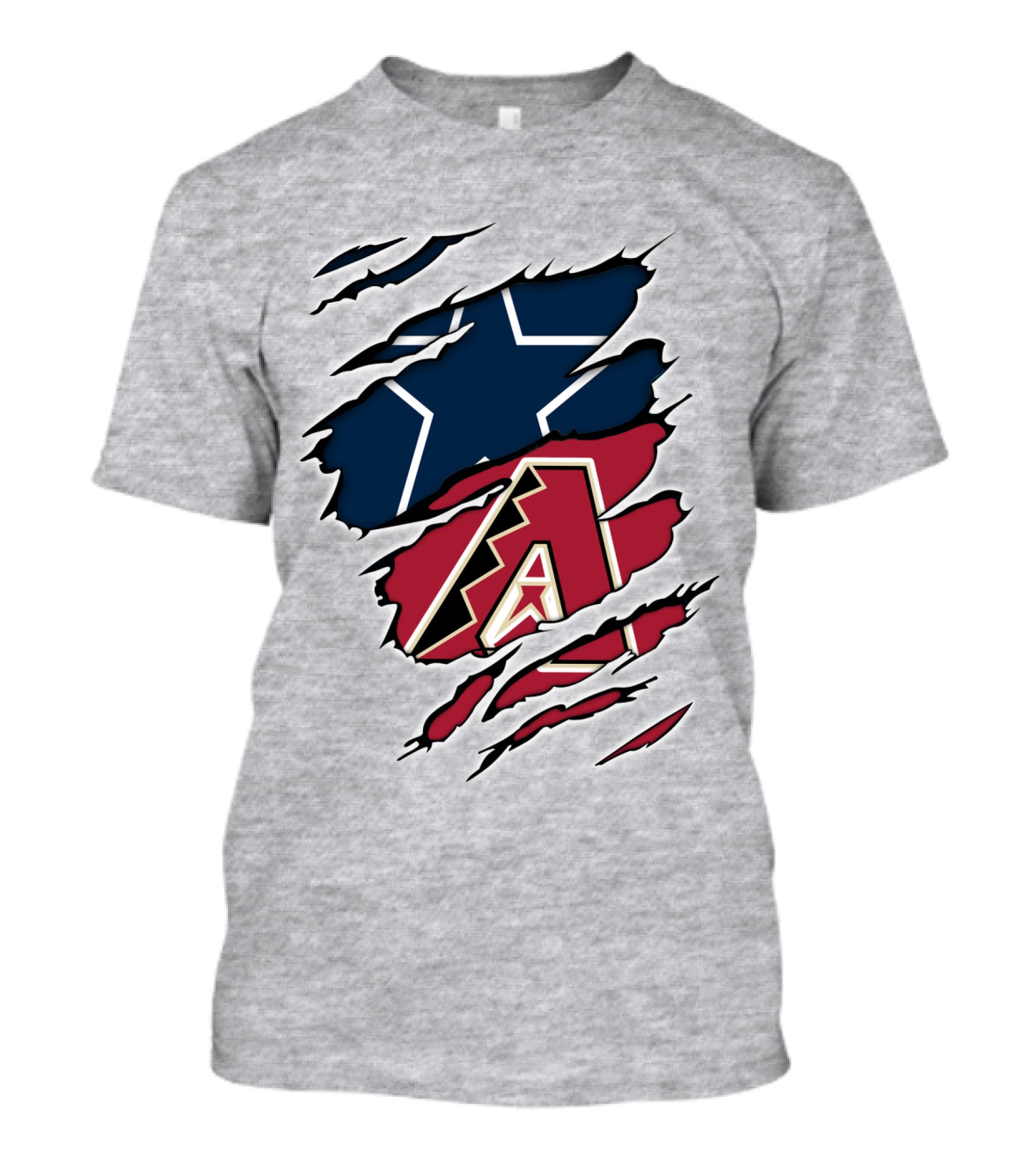 Cowboys Star Diamondbacks Logo Fusion T-Shirt