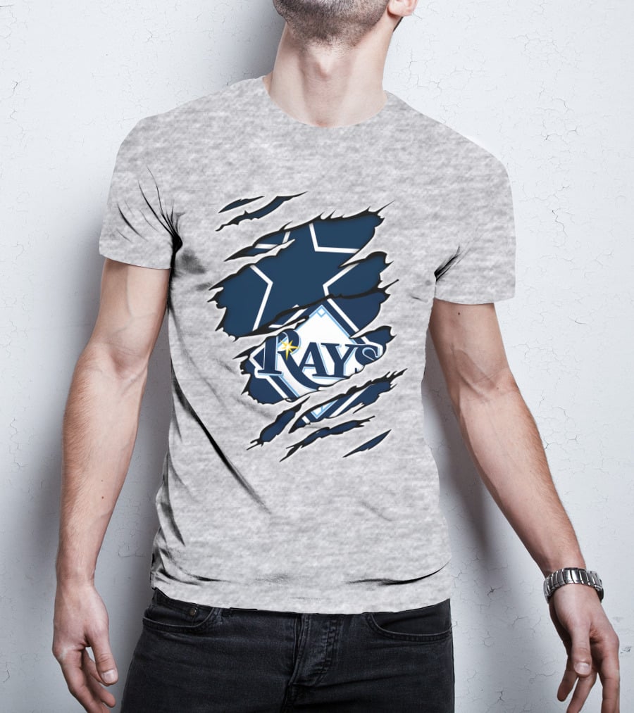 Cowboys Rays Star Tear T-Shirt