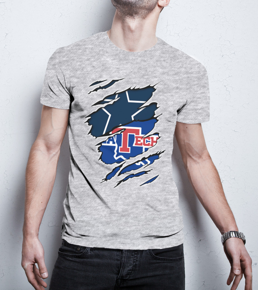 Dallas Cowboys Louisiana Tech Bulldogs T-Shirt