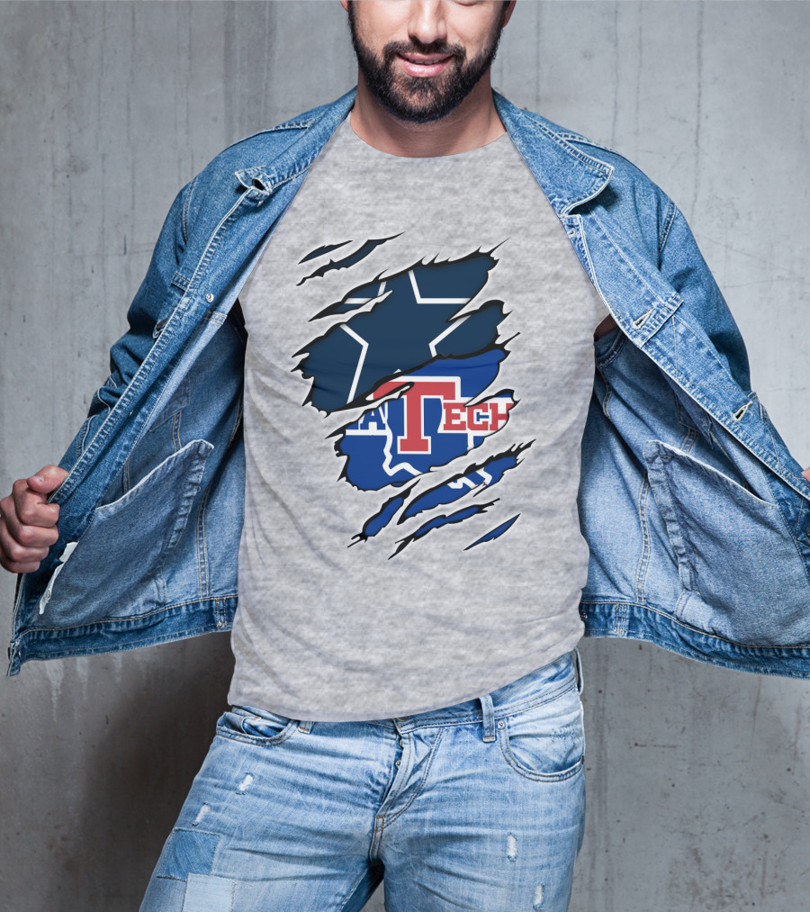 Dallas Cowboys Louisiana Tech Bulldogs T-Shirt