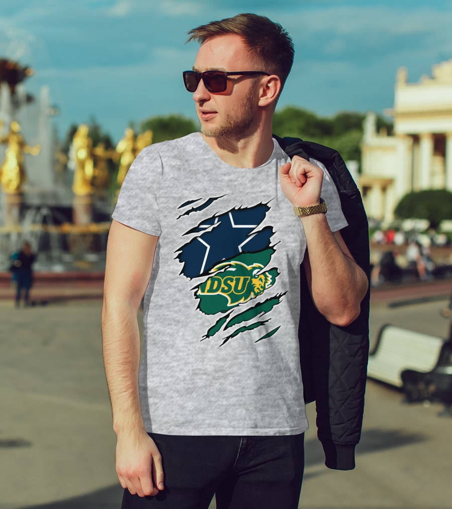 Cowboys NDSU Bison Dallas Pride T-Shirt