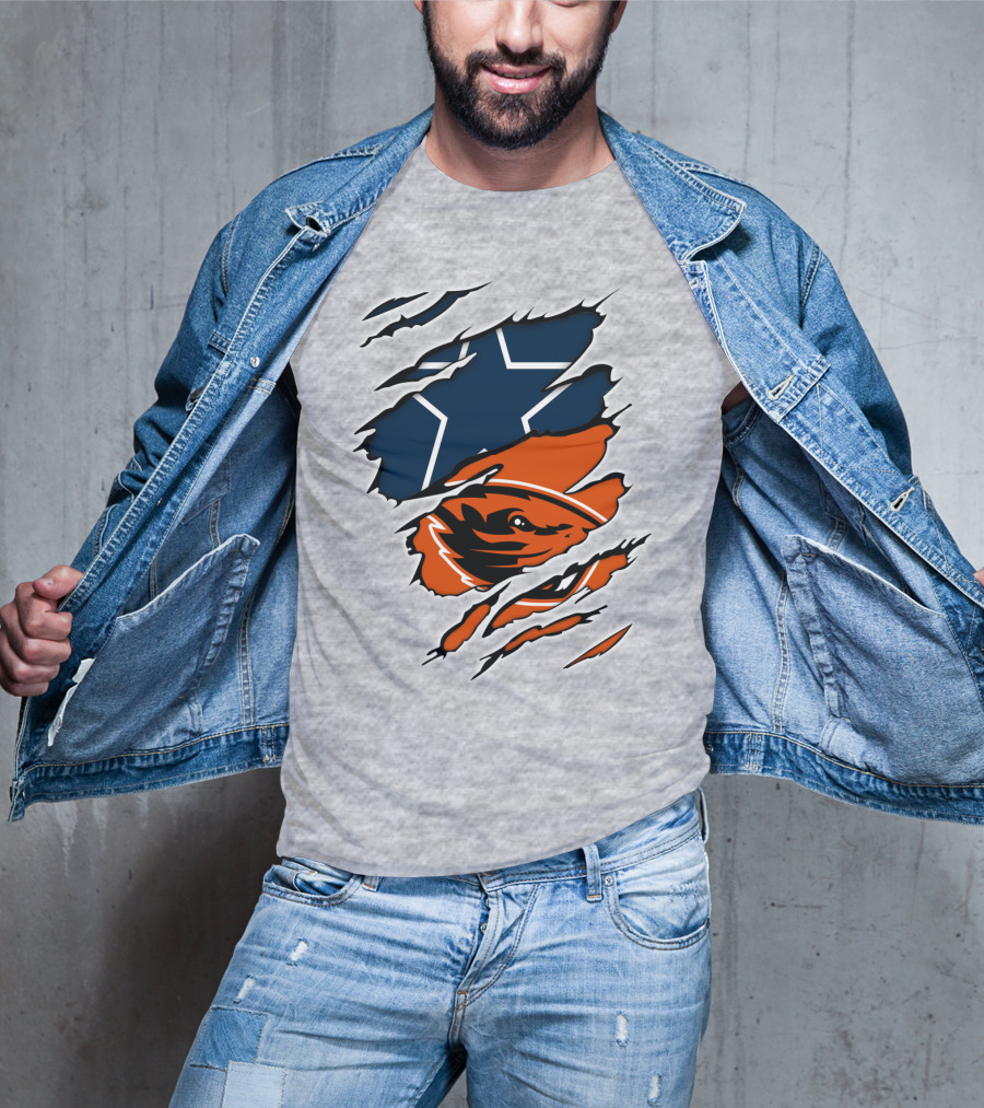 Cowboys Oregon State Beavers Cowboys Star T-Shirt
