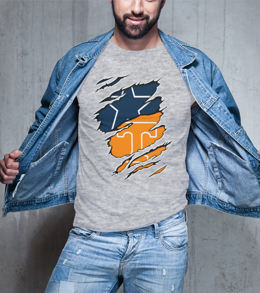 Cowboys Tennessee Vols Star Claw T-Shirt
