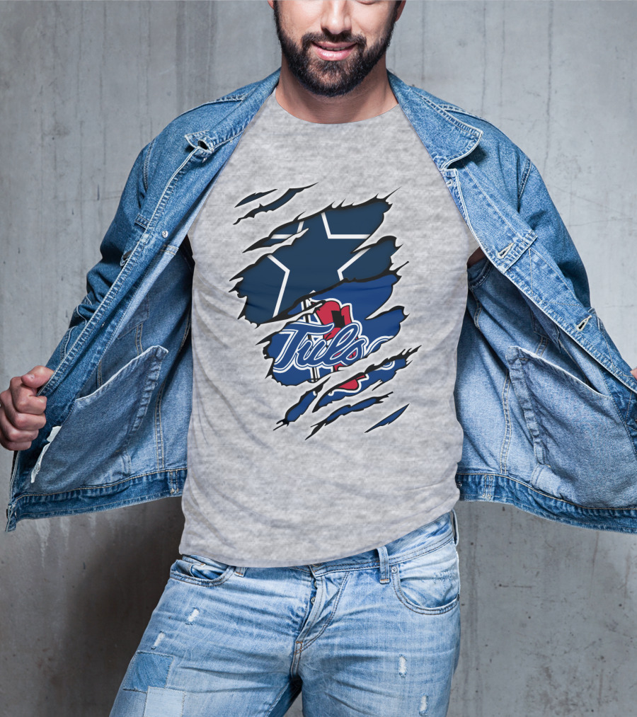 Tulsa Cowboys Dallas Star Rip T-Shirt