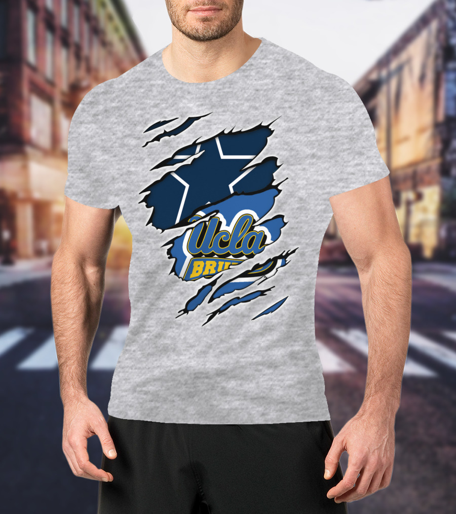 UCLA Bruins Cowboys Star Ribbed T-Shirt