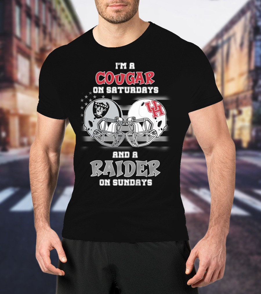 I'm A Cougar On Saturdays And A Raider On Sundays T-Shirt