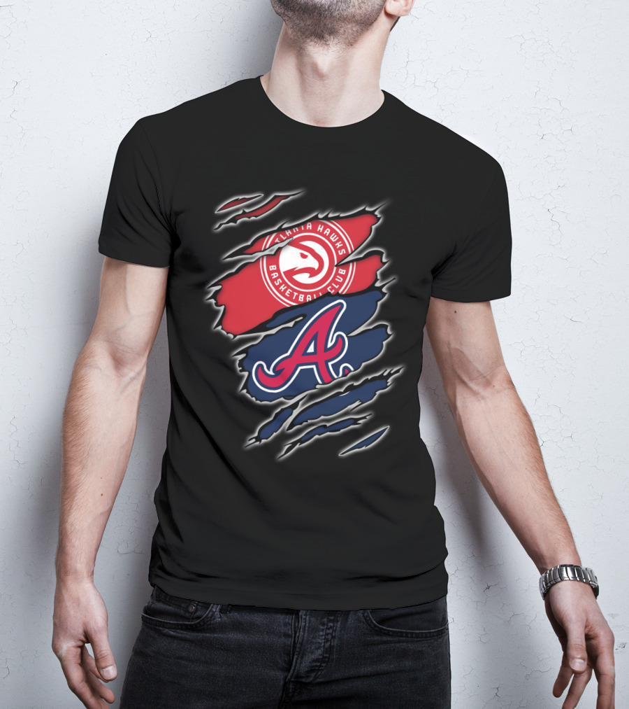 Atlanta Hawks Basketball Club Braves A T-Shirt