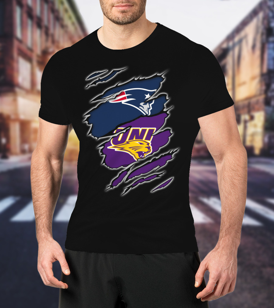 Patriots UNI Northern Iowa Panther Power Claw Marks T-Shirt