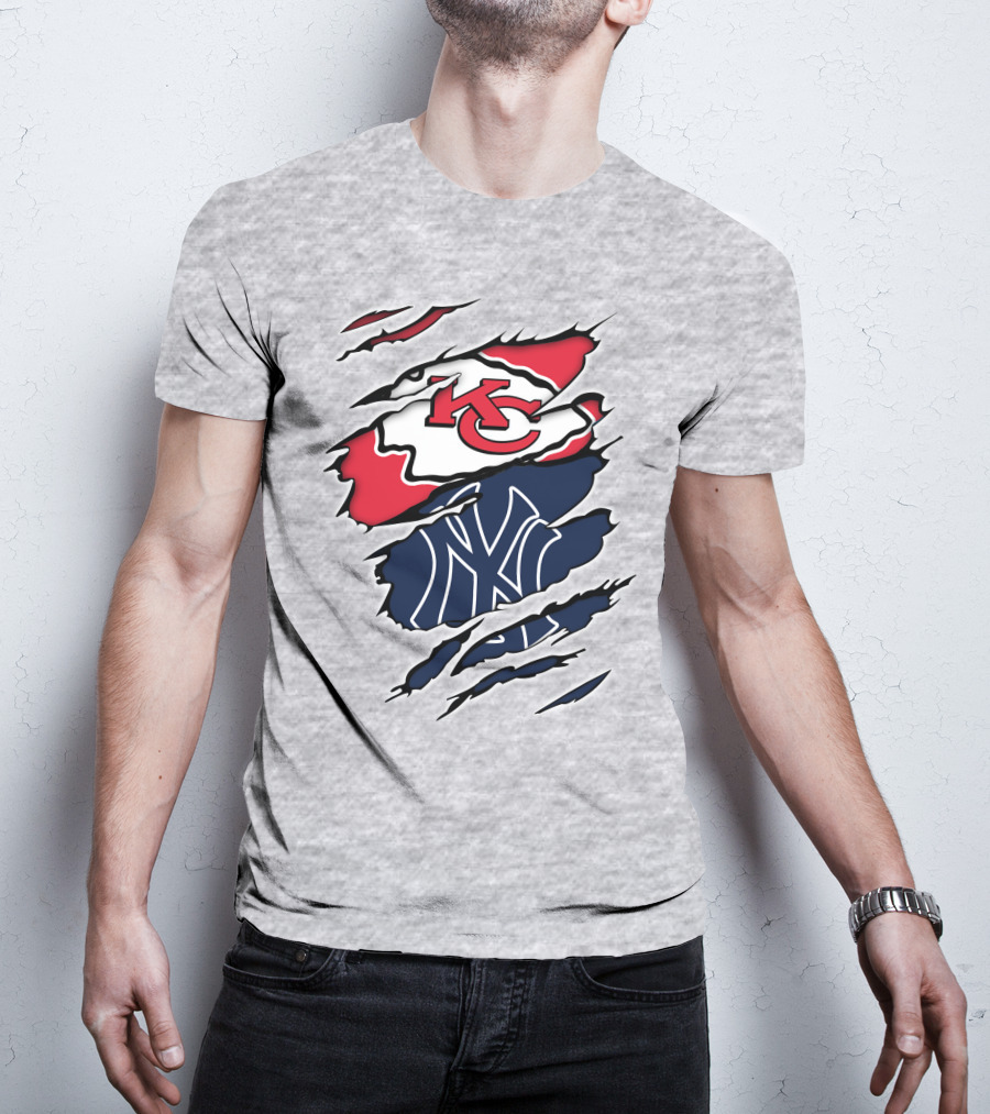 Chiefs Kc Yankees Ny Crossover T-Shirt