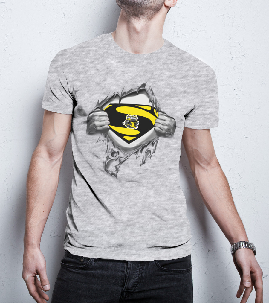 Krefeld Pinguine Superhero Shield Emblem T-Shirt