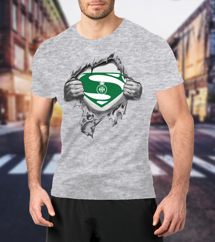AS Saint Étienne Superman T-Shirt
