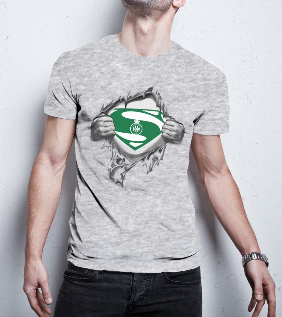 AS Saint Étienne Superman T-Shirt