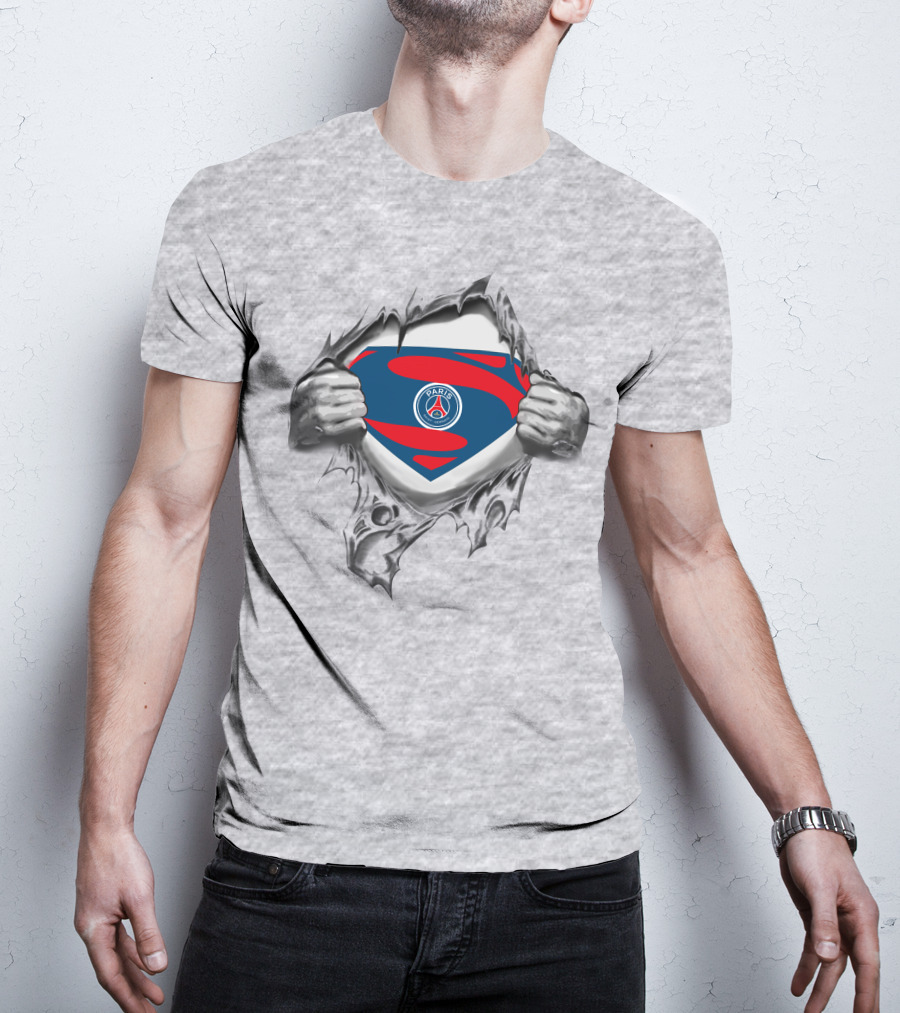 Paris Saint Germain Superman Logo Reveal T-Shirt