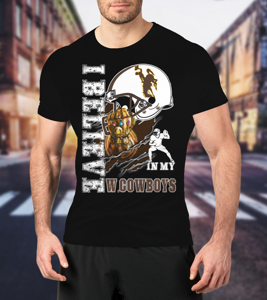 I Believe In My W Cowboys Football Fan Art Crossover T-Shirt
