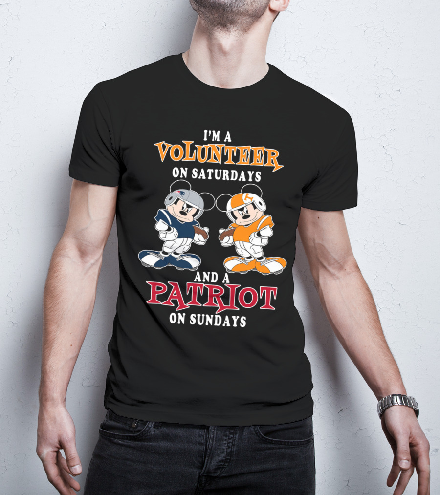 I'm A Volunteer On Saturdays And A Patriot On Sundays T-Shirt