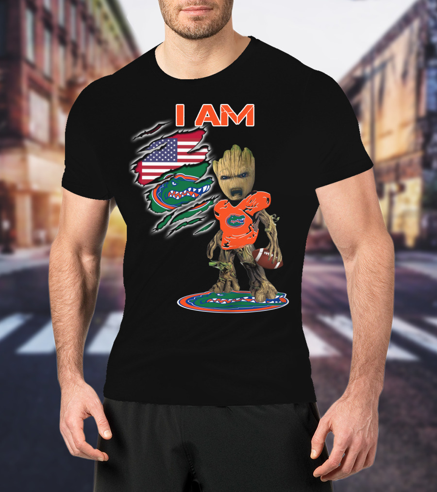 I Am Florida Gators American Football Groot Fan T-Shirt