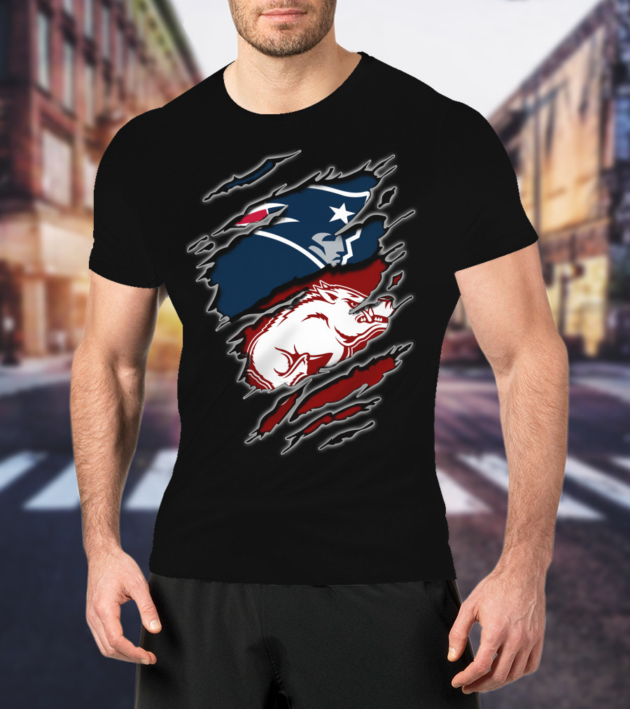 Patriots Arkansas Razorbacks Claw T-Shirt