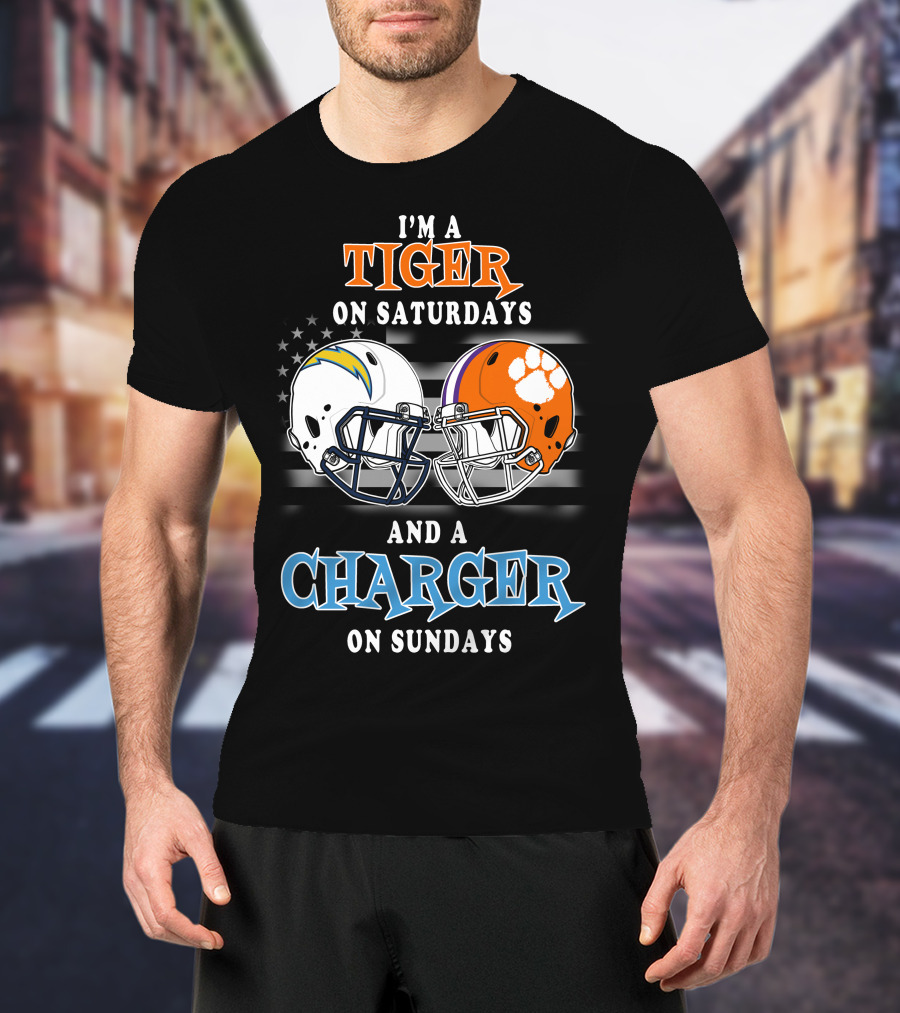 I'm A Tiger On Saturdays And A Charger On Sundays T-Shirt