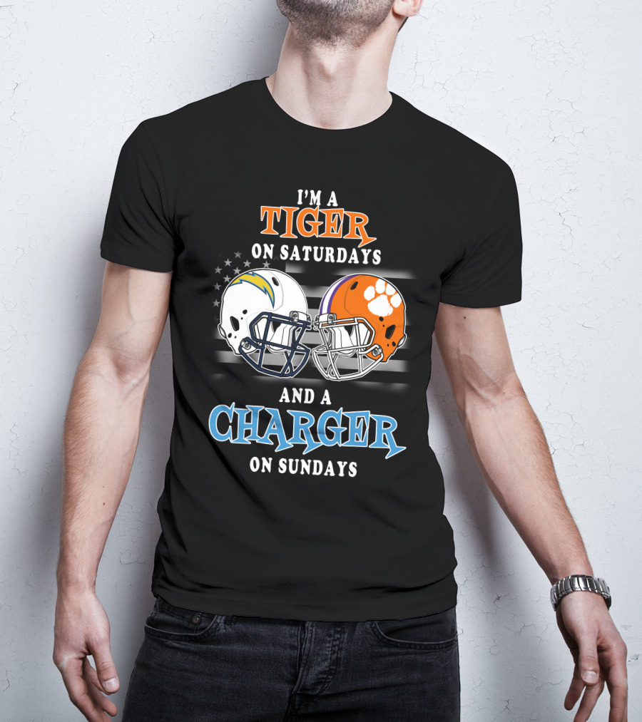 I'm A Tiger On Saturdays And A Charger On Sundays T-Shirt