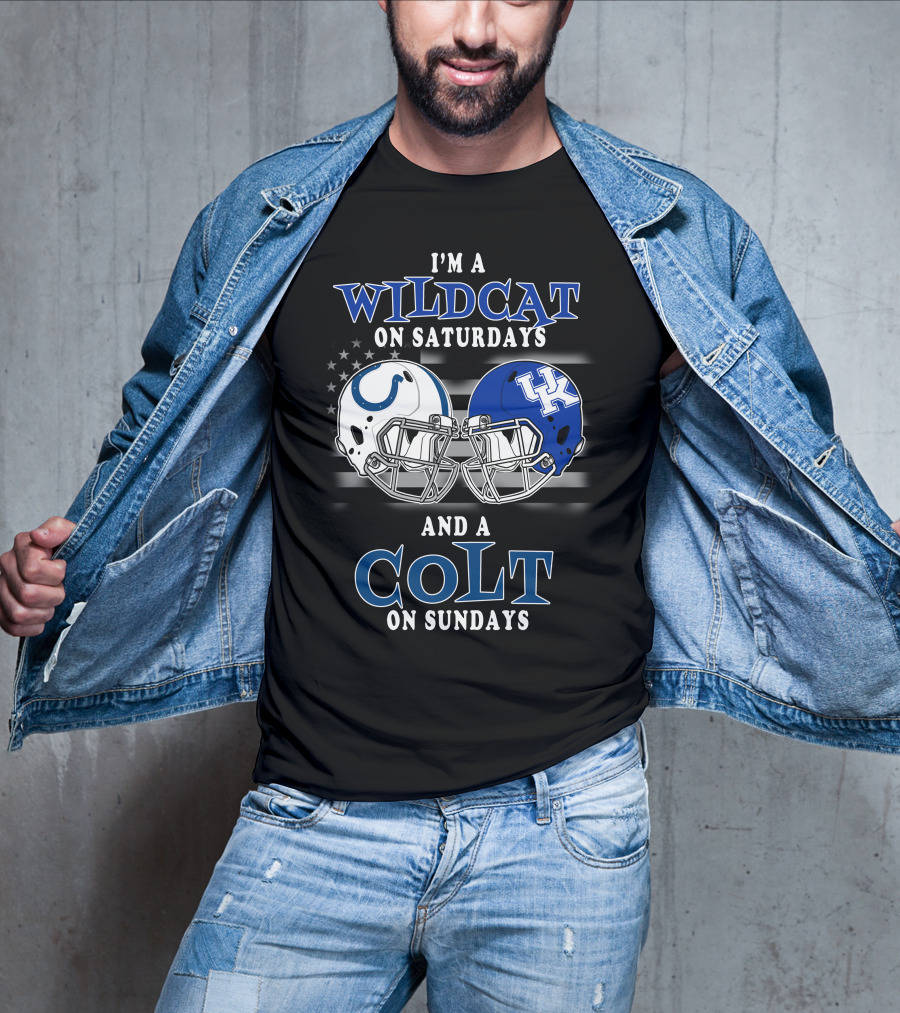 I'm A Wildcat On Saturdays And A Colt On Sundays T-Shirt