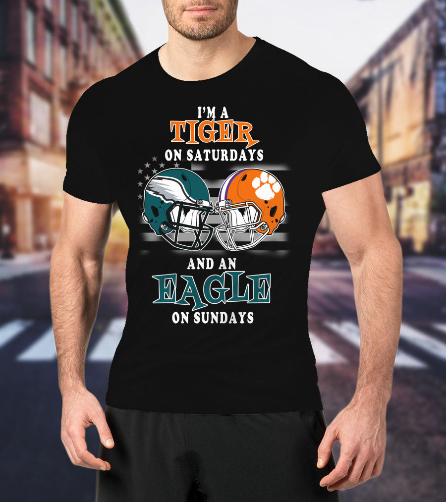 I'm A Tiger On Saturdays And An Eagle On Sundays T-Shirt