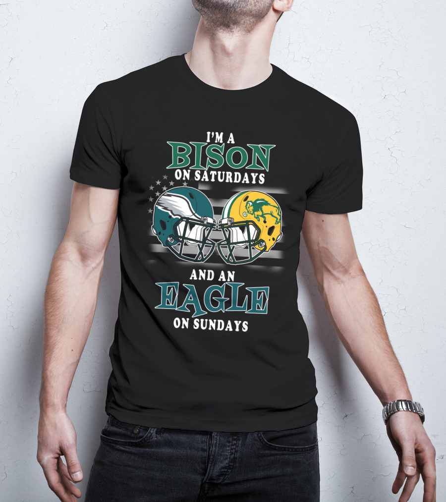 I'm A Bison On Saturdays And An Eagle On Sundays T-Shirt