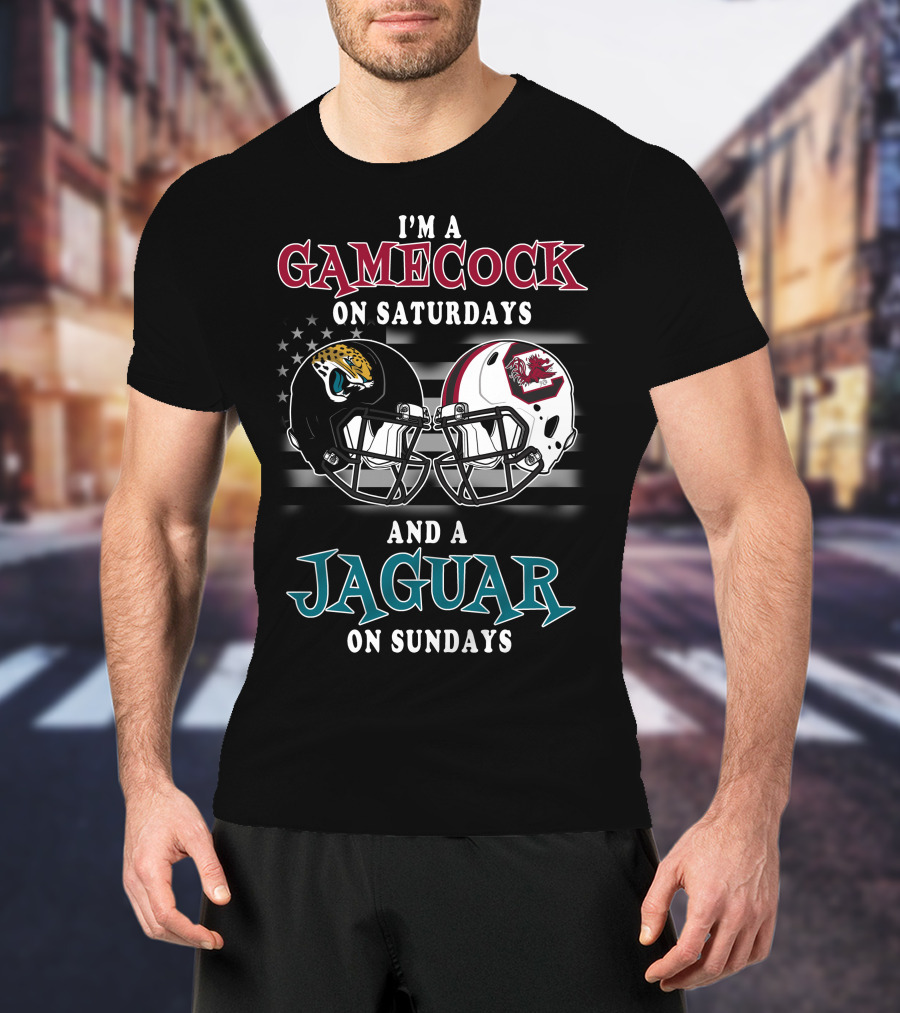 I'm A Gamecock On Saturdays And A Jaguar On Sundays T-Shirt