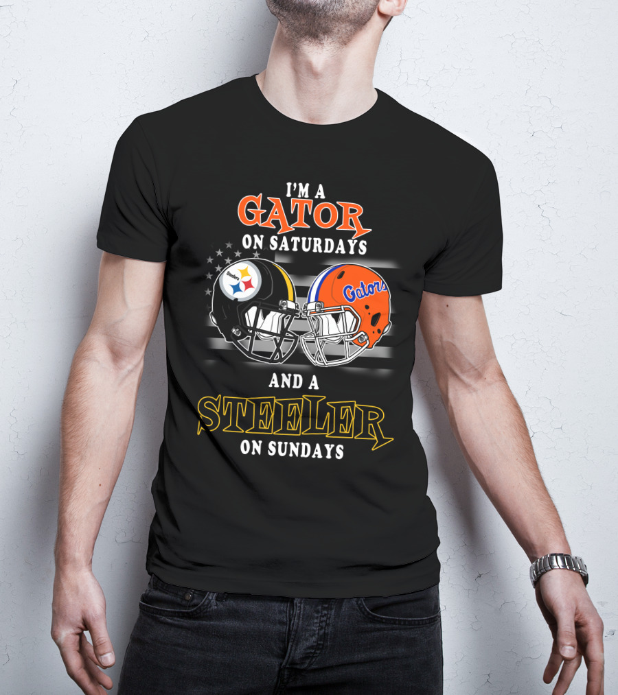 I'm A Gator On Saturdays And A Steeler On Sundays T-Shirt