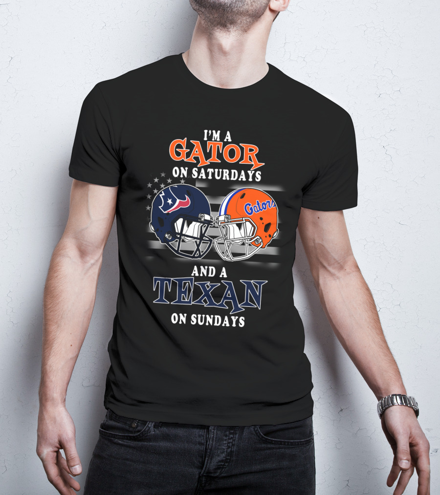 I'm A Gator On Saturdays And A Texan On Sundays T-Shirt