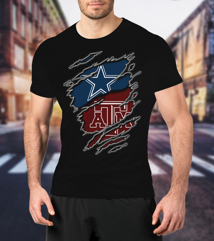 Dallas Cowboys Texas A&M Crossover T-Shirt