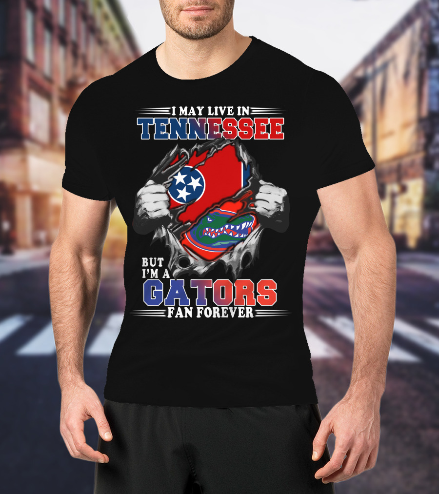 Tennessee Living Gators Fan Forever Gators-Tennessee T-Shirt