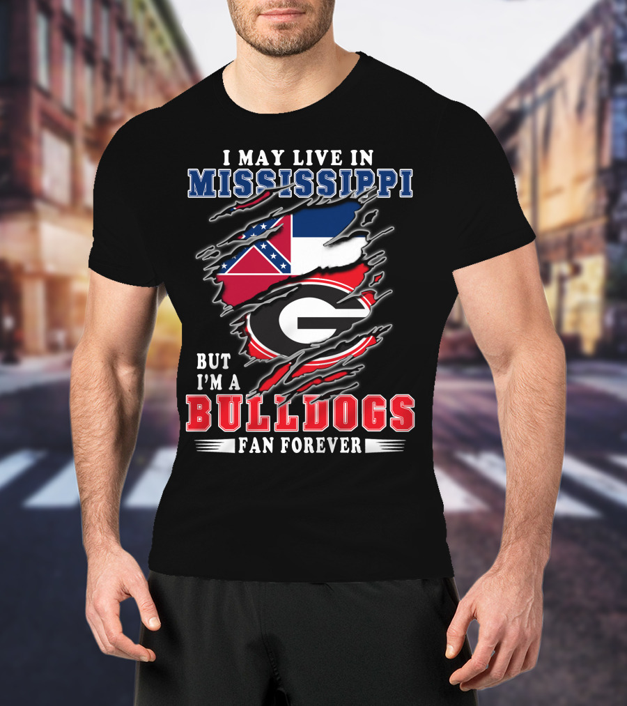Mississippi Resident Georgia Bulldogs Fan Forever T-Shirt