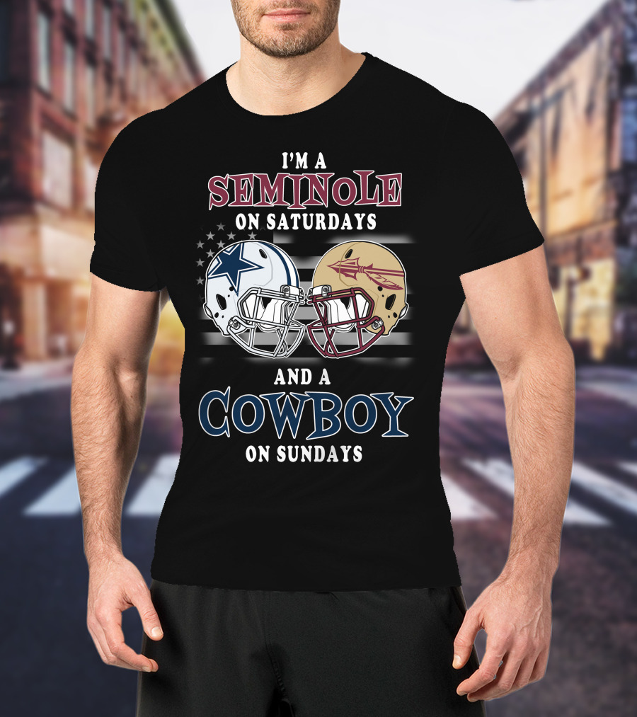 I'm A Seminole On Saturdays And A Cowboy On Sundays T-Shirt