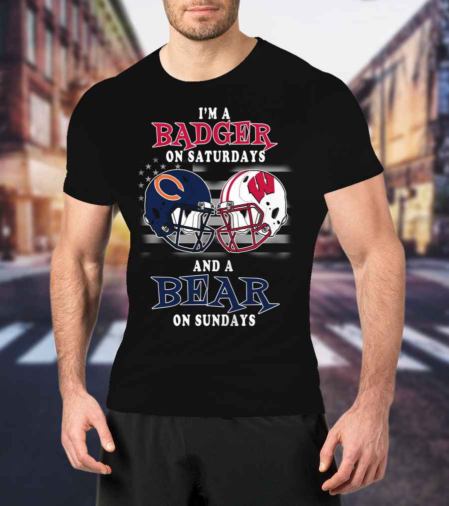 I'm A Badger On Saturdays And A Bear On Sundays T-Shirt