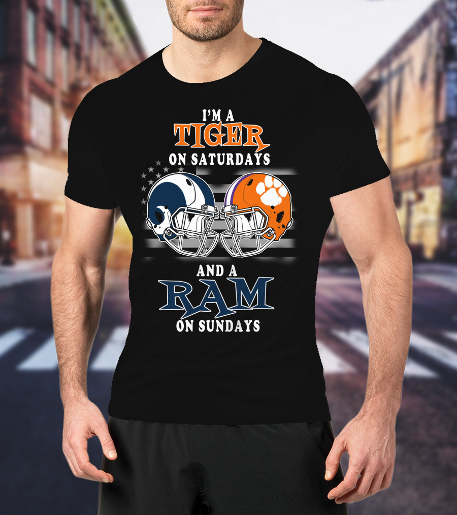 I'm A Tiger On Saturdays And A Ram On Sundays T-Shirt