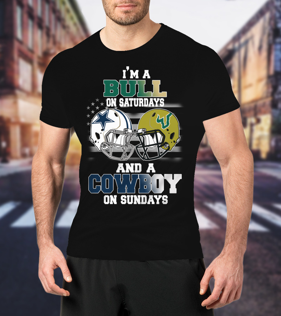 I'm A Bull On Saturdays And A Cowboy On Sundays T-Shirt