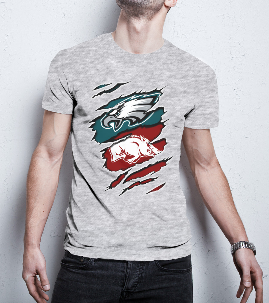 Eagles Razorbacks Eagles Razorbacks Football Rivalry T-Shirt
