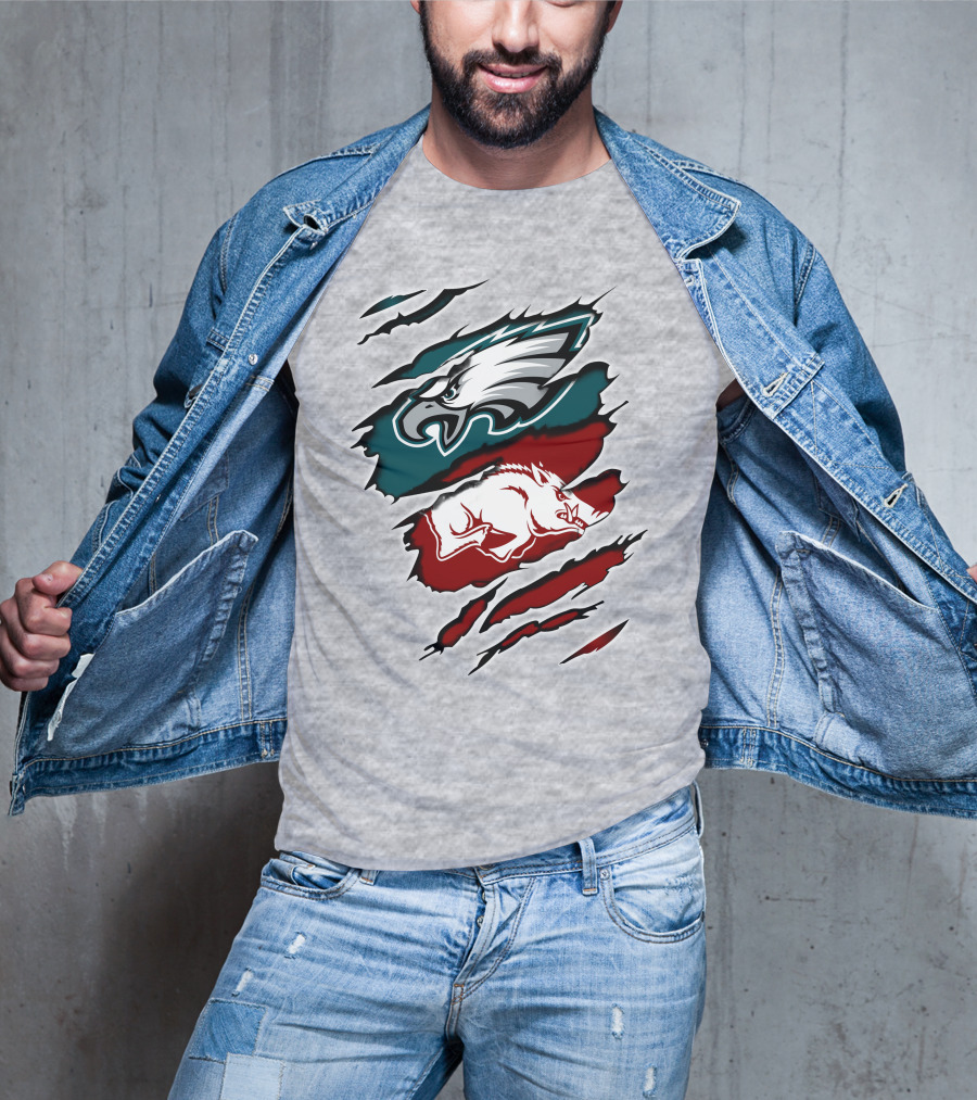 Eagles Razorbacks Eagles Razorbacks Football Rivalry T-Shirt