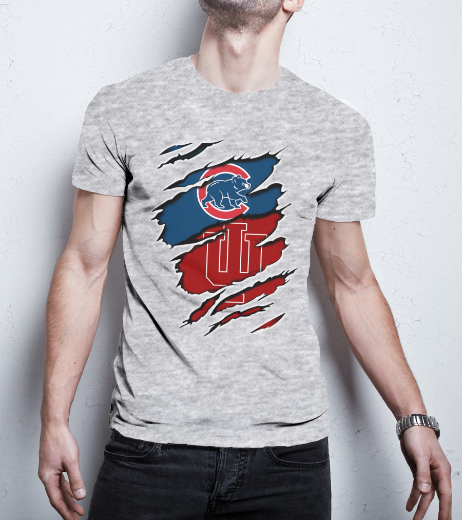 Chicago Cubs Indiana Hoosiers Collaboration T-Shirt