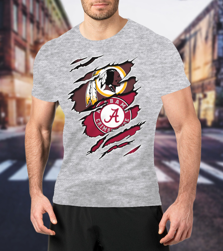 Washington Redskins Alabama Crimson Tide T-Shirt