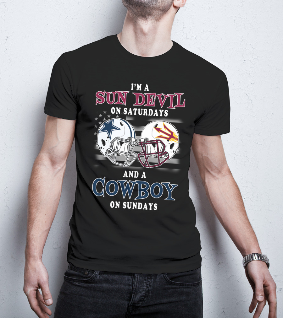 I'm A Sun Devil On Saturdays And A Cowboy On Sundays T-Shirt